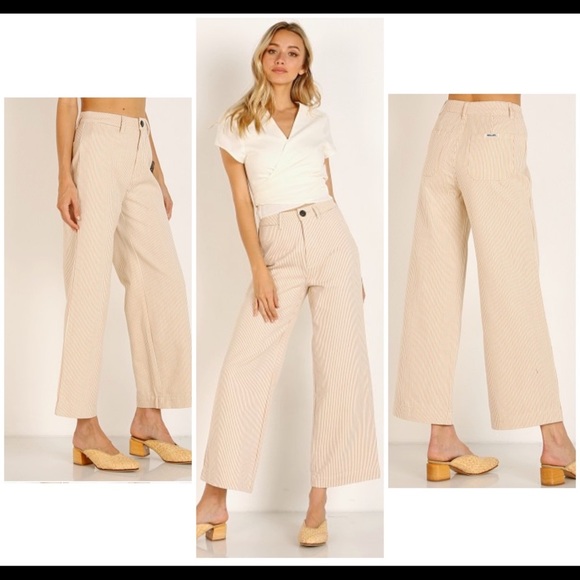 ROLLA'S Pants - Rollas Old Mate Pant Gold Stripe